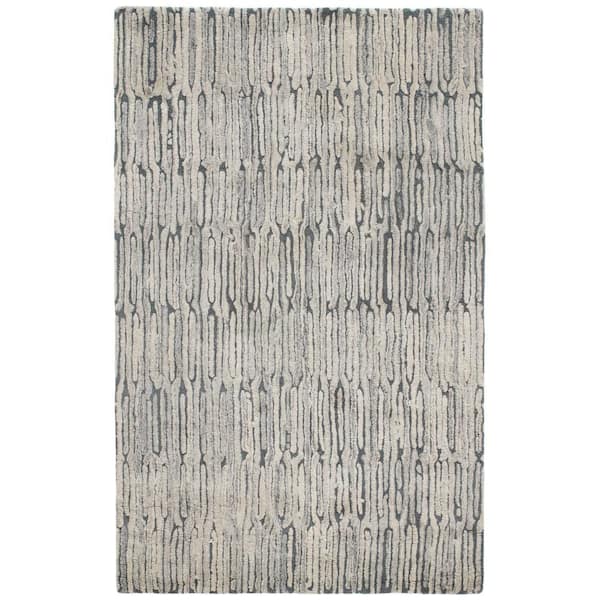 Malone Hand Tufted Wool Everglade 9 ft. x 12 ft. Indoor Area Rug