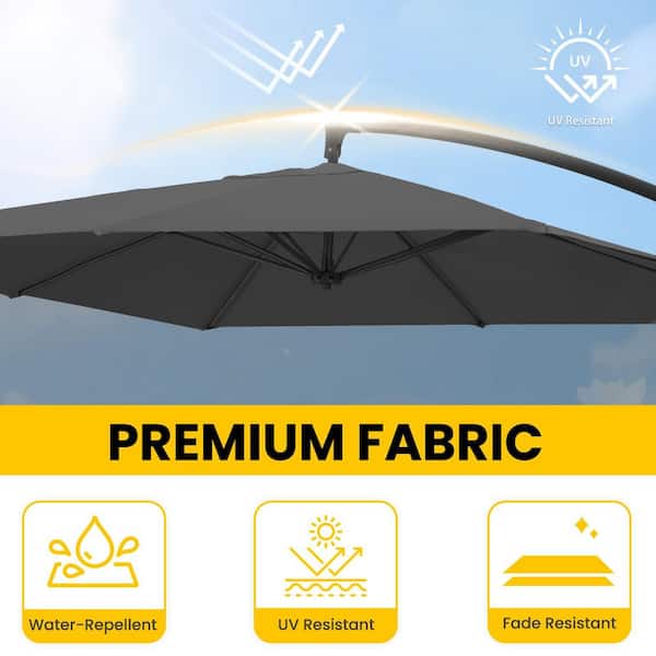 9 ft square patio umbrella replacement Formosa Covers 9ft Umbrella Replacement Canopy 6 Ribs in Off White (Canopy Only)