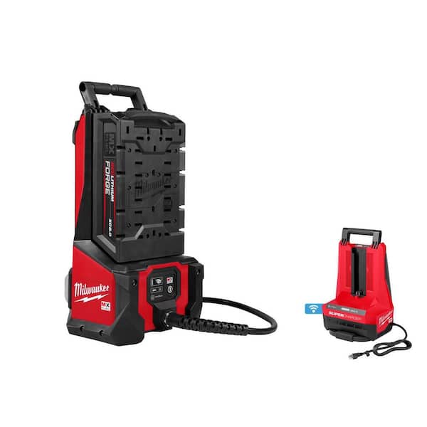 MX FUEL High Cycle Concrete Vibrator Kit with (2) FORGE XC 8.0 Batteries and (2) MX FUEL Super Chargers