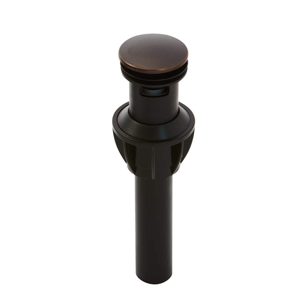 Pfister Push and Seal 1.25 in. Plastic Drain Assembly in Tuscan Bronze