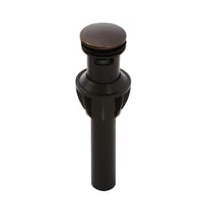 Push and Seal 1.25 in. Plastic Drain Assembly in Tuscan Bronze