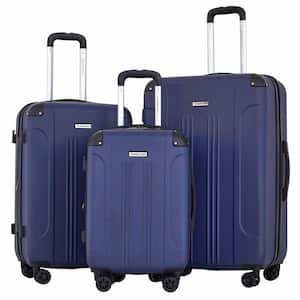 3-Piece NAVY 4-in-1 ROLLING VERTICAL Luggage Set