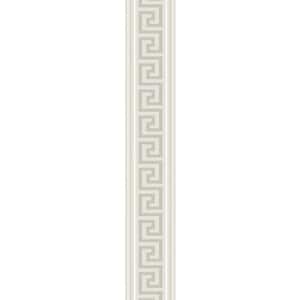 Seabrook Designs 5.9 sq. ft. Black and Metallic Golden Sun Lyre Greek ...