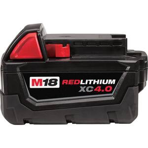 M18 18-Volt 4.0 Ah Lithium-Ion XC Extended Capacity Battery Pack