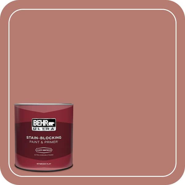 BEHR ULTRA 1 qt. #PPU2-10 Heirloom Extra Durable Flat Interior Paint & Primer