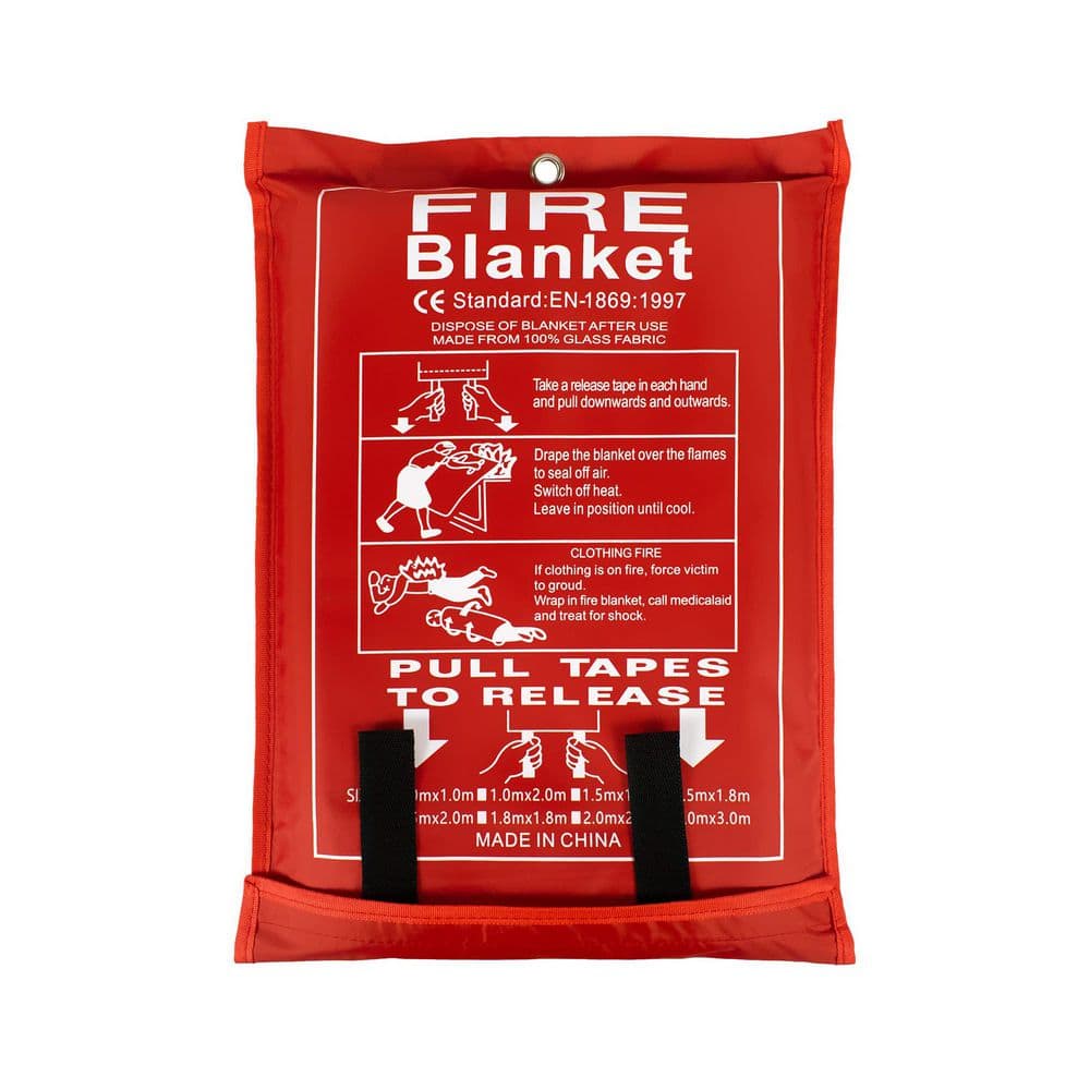 Fiberglass Flame Retardant Emergency Fire Blanket Heat Insulation for Home Kitchen Welding 6ft x 8ft Large price history on PriceWatchPro