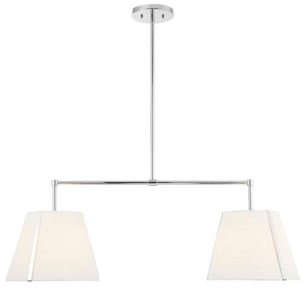 Crystorama Fulton 4- -Light Polished Nickel Chandelier