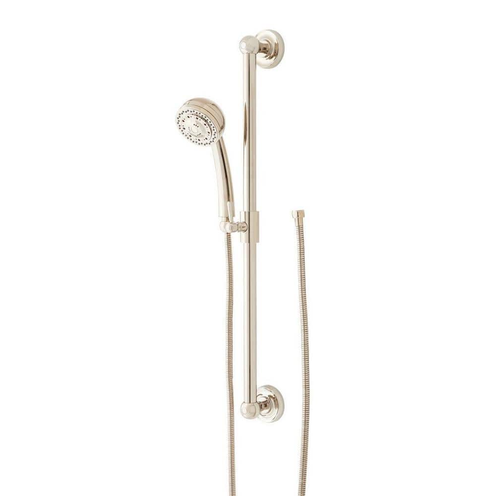 Nickel Adjustable Height Multifunction Handheld Showerhead