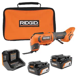 18V Cordless Oscillating Multi-Tool with (2) 4.0 Ah Batteries, 18V Charger, and Bag