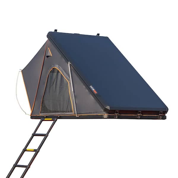 Triangular Hard Shell Car Roof Top Tent Nacre - etripoutdoors