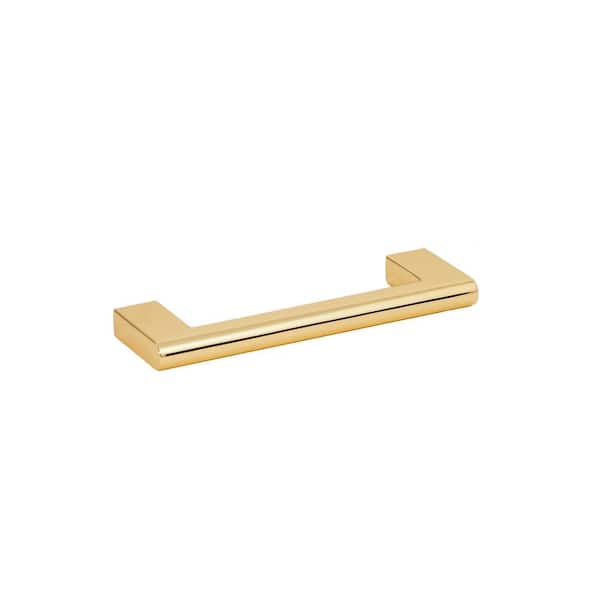 Sumner Street Home Hardware Vail 3-3/4 in. (96 mm) Center-to-Center Modern Polished Gold Bar Drawer Pull