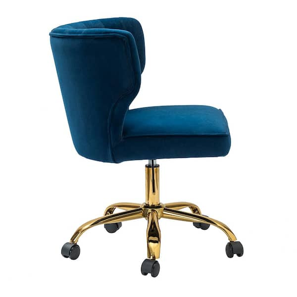 Navy upholstered desk outlet chair