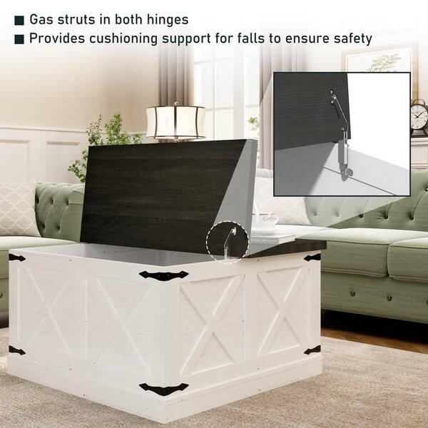 Boyel Living White 18.11 in. H Storage Cabinet for Living