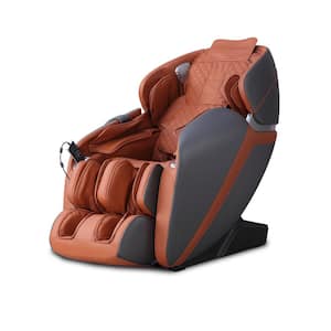 LM7000 Orange Full-Body L-Track Spot Target Massage Chair