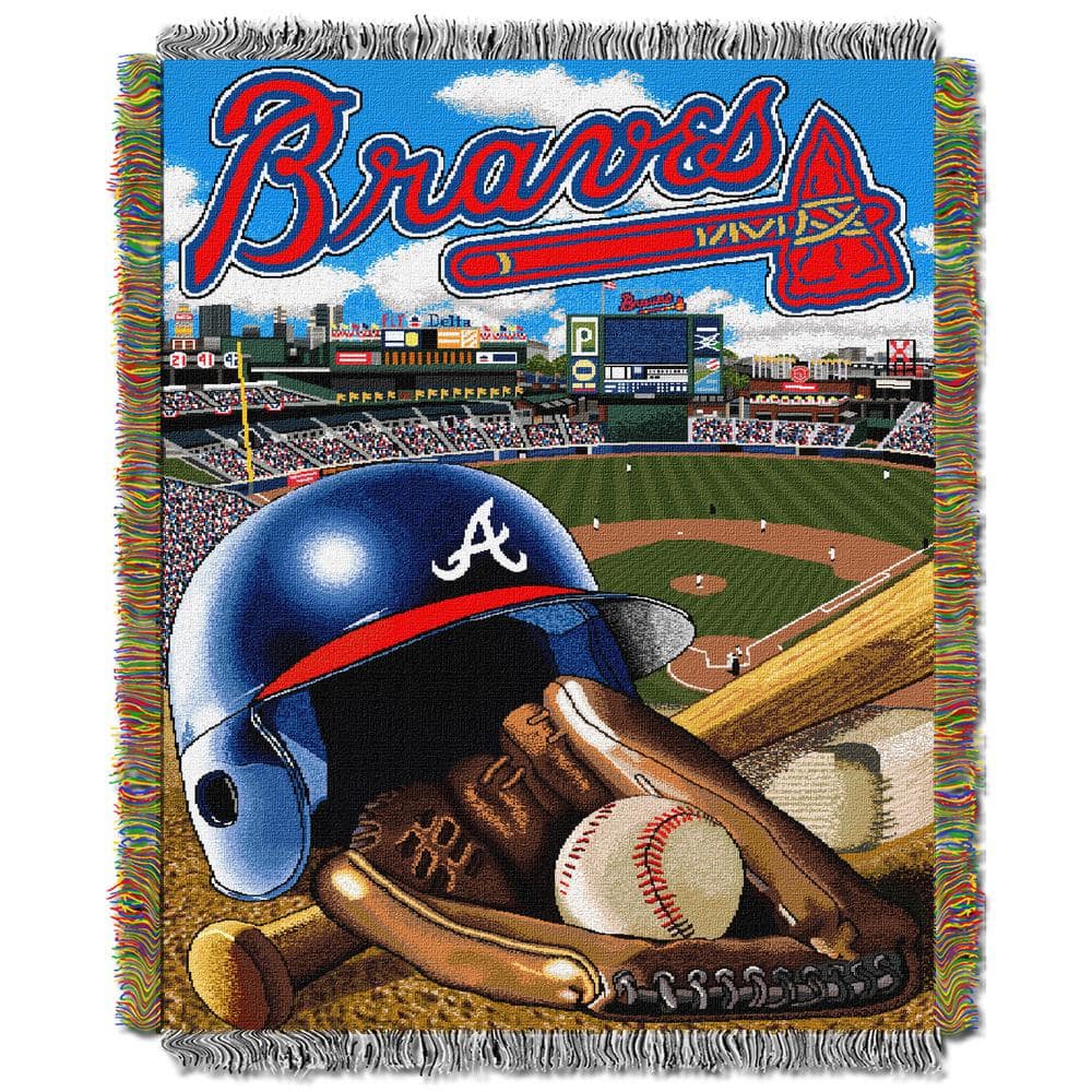 Atlanta Braves Polyester Throw Blanket
