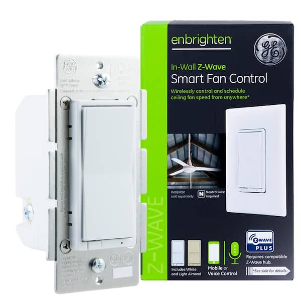 GE Enbrighten Z-Wave Plus In-Wall Smart Fan Control
