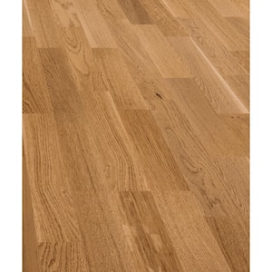 Take Home Sample-WIDE PLANK SQUARE EDGE Amber Click Hardwood Flooring- 5 in. x 7 in.