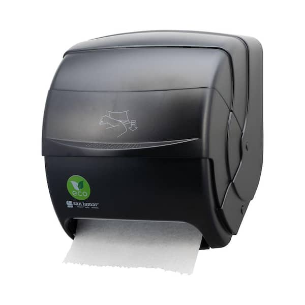 San Jamar Lever Roll Towel Dispenser Classic Black Pearl