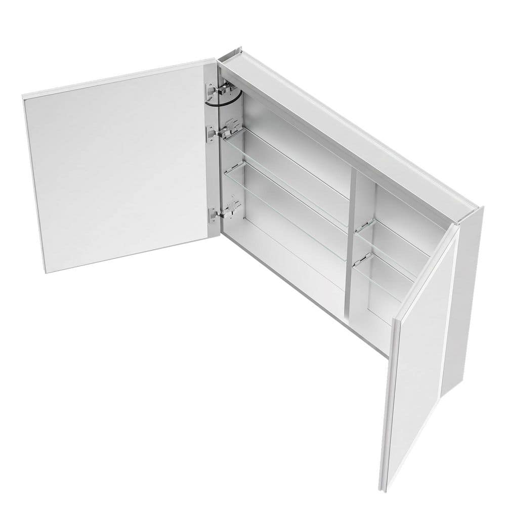 40 in. W x 30 in. H Rectangular Aluminum Medicine Cabinet with Mirror price history on PriceWatchPro