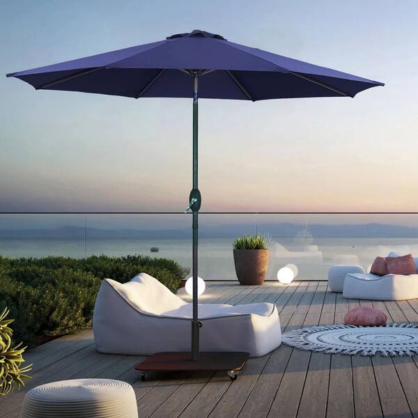 Tatayosi 9 ft. Octagonal Market Outdoor Patio Umbrella with Tilt and