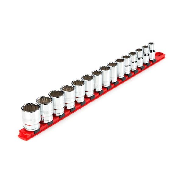 1/2 in. Drive 12-Point Socket Set (15-Piece)