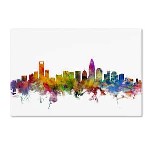 Louisville, Kentucky, USA on Beige by Michael Tompsett Fine Art Paper Poster ( places > North America > United States > Kentucky > Louisville art) 