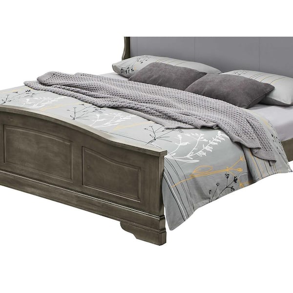 Louis Philip Gray King Bedroom Set