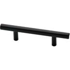 3 in. (76 mm) Matte Black Cabinet Drawer Bar Pull (10-Pack)