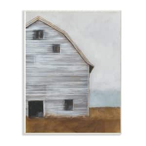 13 in. x 19 in. "Worn Old Barn Farm Painted" by Ethan Harper Printed Wood Wall Art