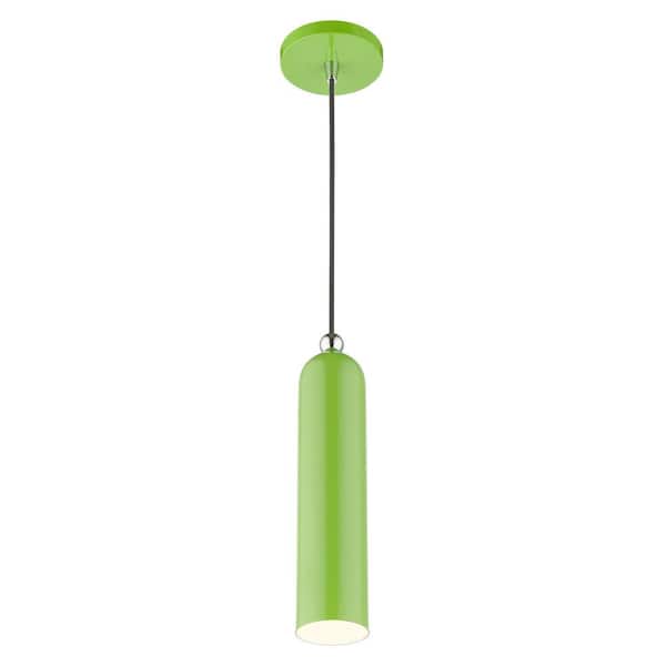 Livex Lighting Ardmore 1 Light Shiny Apple Green Pendant
