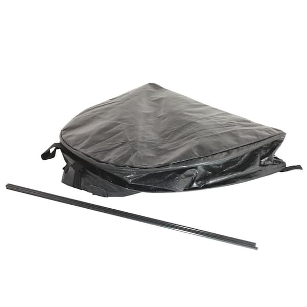 TheXceptional Leaf Toter 53 gal. Stand Up or Dustpan Sytle Loading Bag with Dual Grab Handles for Lawn and Leaf Collecting Tool