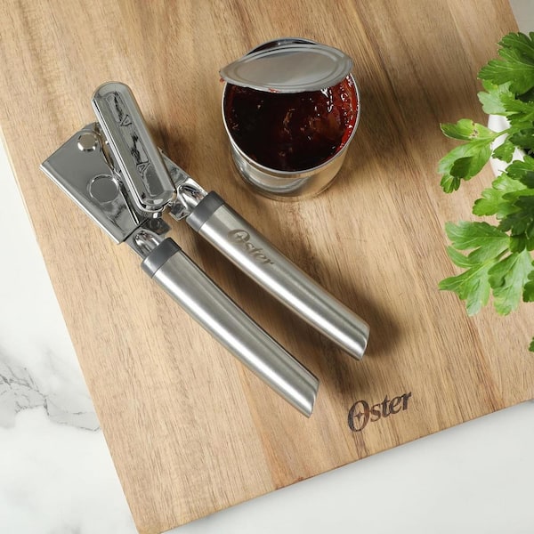 8 in. Stainless Steel Can Opener Manual Can Opener in Silver