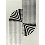 BALTA Anscombe White 8 ft. x 10 ft. Art Deco Area Rug 3091468