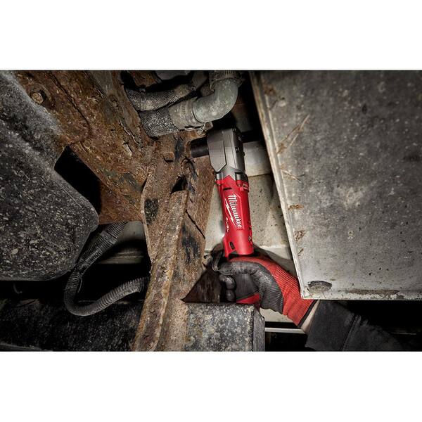 Milwaukee M12 FUEL 12V Lithium-Ion Brushless Cordless 1/2 in. Right Angle  Impact Wrench (Tool-Only) 2565-20 - The Home Depot