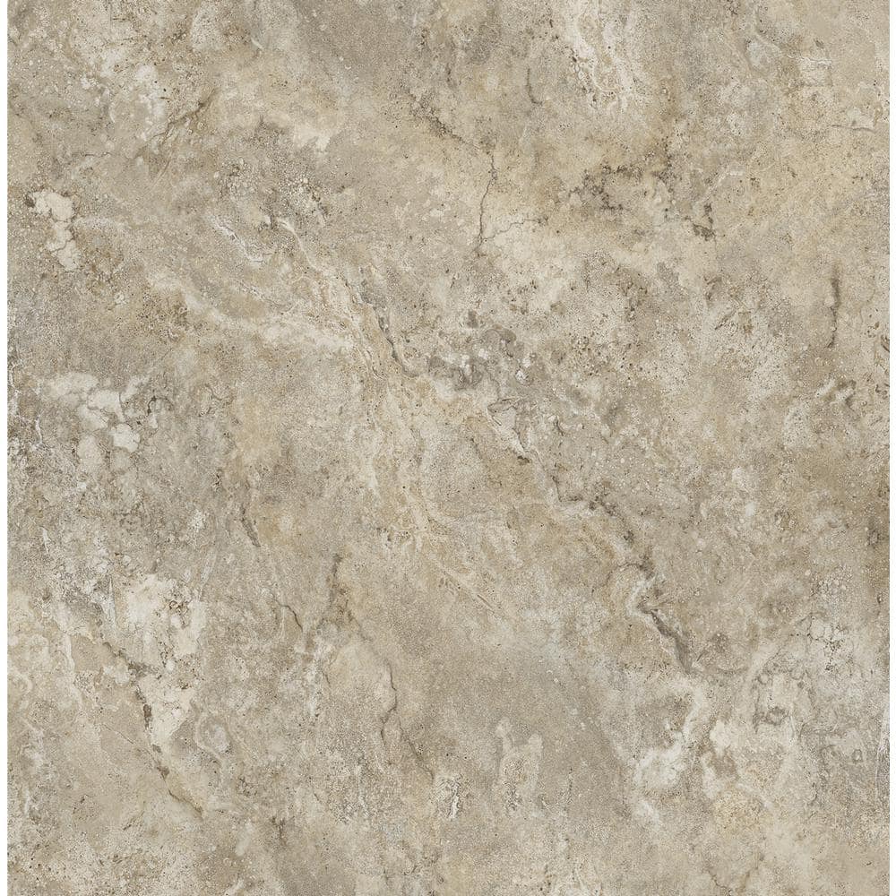 TrafficMASTER Brown/Travertine 24 in. x 24 in. x 0.47 in. Wood All