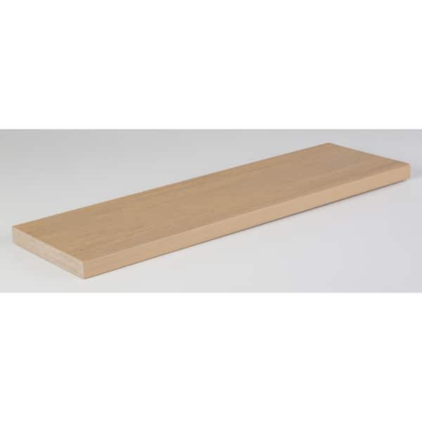 Advanced PVC Vintage 5/4 in.x8 in.x20 ft. Wide Square Weathered Teak PVC Deck Board (Act: 1 in.x7 1/4 in.x20 ft.)