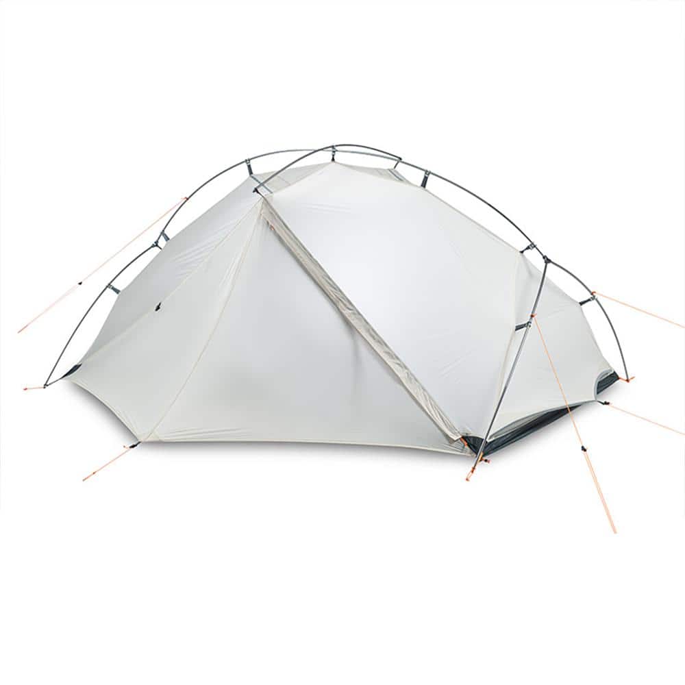 Winado Cotton White Mesh Triangle Camping Tent 334264638632 - The Home Depot