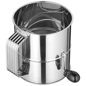 8-Cup Stainless Steel Rotary Sifter