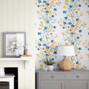 Charlotte Pale Gold Removable Wallpaper
