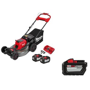 M18 FUEL Brushless Cordless 21 in. Walk Behind Dual Battery Self-Propelled Lawn Mower w/(3) 12.0Ah Batteries and Charger