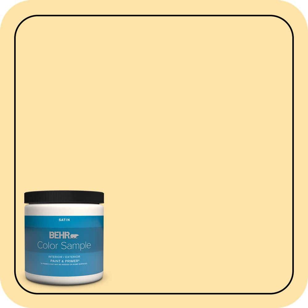 8 oz. #P270-3 Sunflower Seed Satin Enamel Interior/Exterior Paint & Primer Color Sample price history on PriceWatchPro