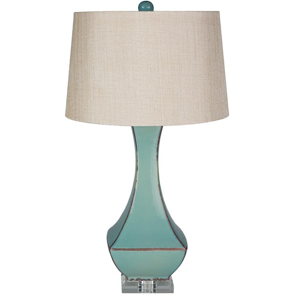 Artistic Weavers Fathullah 30.5 in. Turquoise Indoor Table Lamp