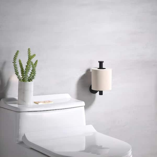 Design House Graz Toilet Paper Holder, Matte Black