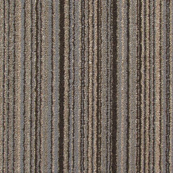 Unbranded 4urFloor Lines Brown Loop Residential 23.5 in. x 23.5 in. Peel and Stick Carpet Squares (9 Tiles/Case) (34.52 sq. ft.)