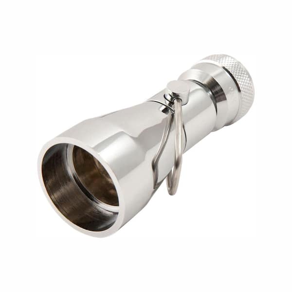 Glacier Bay 2-Spray Patterns 1.3 in. Single Wall Mount Fixed Shower Head in Chrome
