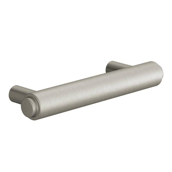 MOEN Iso 3 in. Brushed Nickel Drawer Center-to-Center Pull