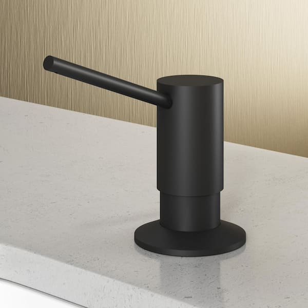 10 oz. Braddock Kitchen Soap Dispenser in Matte Black