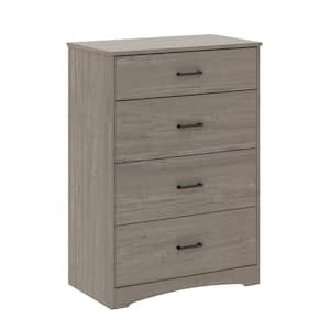 Beginnings 4-Drawer Silver Sycamore Chest of Drawers 39.094 in. x 27.559 in. x 15.591 in.