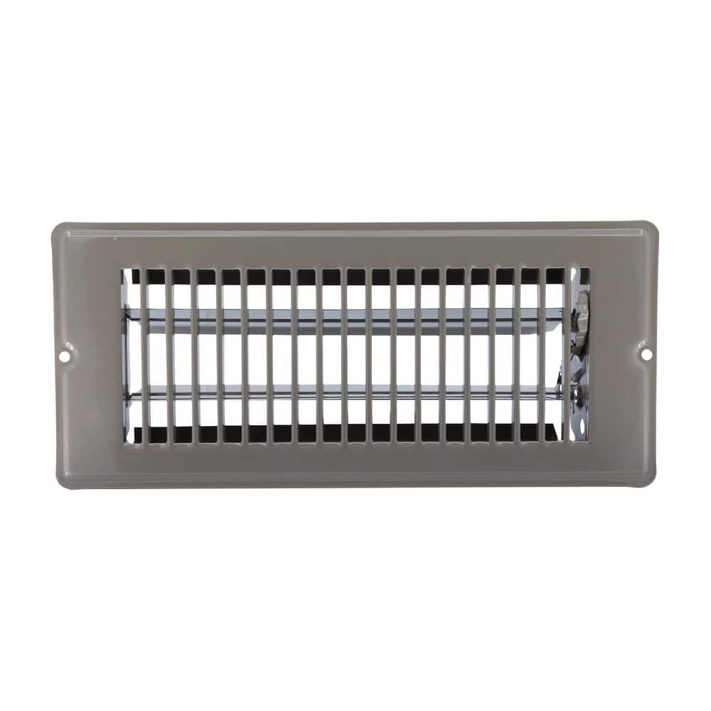 Brown Steel Floor Register for Mobile Homes and RVs