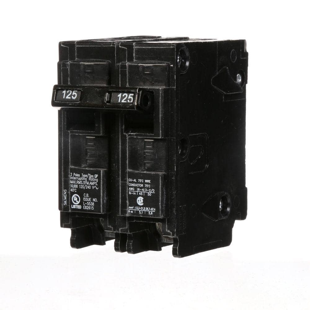 125 Amp Double-Pole Type QP Circuit Breaker price history on PriceWatchPro